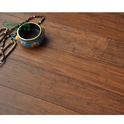 China 2020 modern cheap distressed bamboo strand woven bamboo flooring price modern for sale