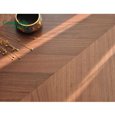 China 15mm Traditional Walnut Engineered Herringbone Hardwood Flooring Cheap Herringbone Floorings for sale