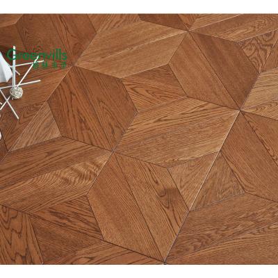 China Modern best selling Versailles parket wood flooring 450x450x15(1.2)mm art parquet for sale