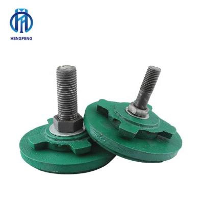 China Cast Iron Rubber And Anti Vibration Isolation Leveling Feet Pad Mounts For CNC for sale