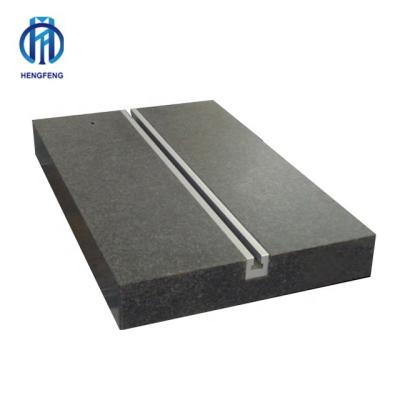 China Granite Surface Granite Plate With T Slot for sale