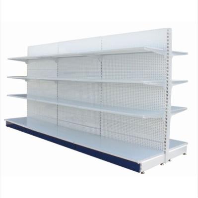 China Double Sided Customized Supermarket Gondola Rack Shelves For Retail Store Supermarket Shelf for sale