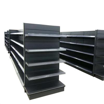 China Single-Sided Customizable Gondola Store Display Supermarket Rack Wall Supermarket Shelving Shelves for sale