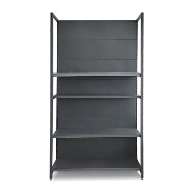 China New Design Single Sided Display Store Racks Steel Gondola Shelf Heavy Duty Supermarket Shelves for sale