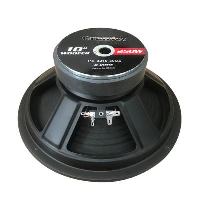 China No Powerful 10" Magnets; 200W speaker 4/8 ohm audio subwoofer for sale