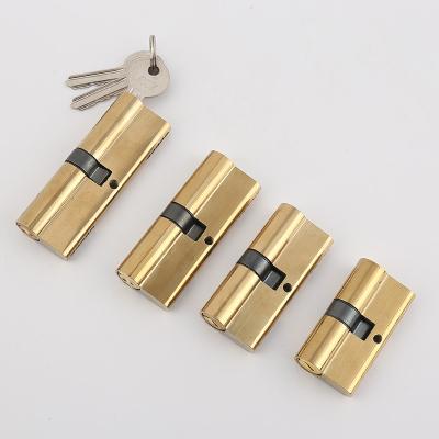 China Lock Door Interior Door Lock Brass Core With Double Open Single Key Open Triple Open Glass Door Lock HW-005 for sale