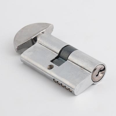 China Home.etc High Quality OEM Customized Euro Anti-theft Thumb Turn Lock Cylinder Core With Knob for sale