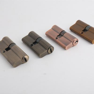 China Pure copper copper pin anti-Levier of old leaf gateway with the copper lock hw-007 of the key door of the anti-flying nucleus AB lock lock for sale