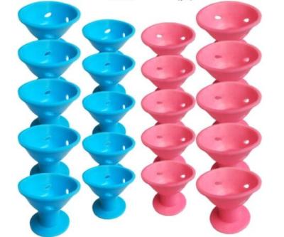 China Safe Silicone No Clip Rollers Soft Magic Curling Silicone Curlers DIY Magic Hair Styling Tools For Hair Accessories for sale