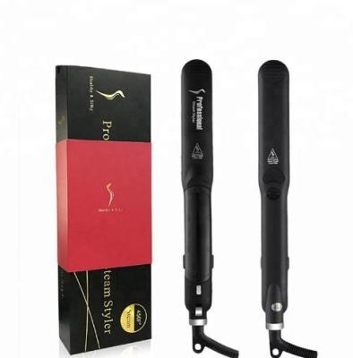 China Professional Salon Beauty Steam Styling Hair Straightener For Barber Shop With 2 Inch Wide Tourmaline Ceramic Dishes for sale