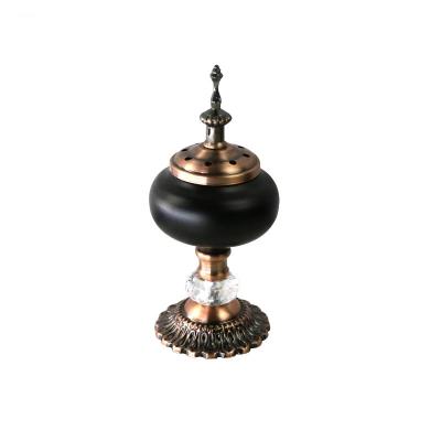 China Arabic Incense Metal Incense Bakhoor Burner Holder Diffuser Arabic Oud Bakhoor Incense for sale