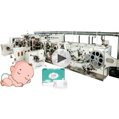 China Japanese Merries Hotels Disposable Diaper Machine Adult Odorless Baby Diaper Making Machine for sale