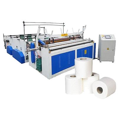 China Household tissue paper production small high quality toilet paper cutting machine tissue toilet paper machine for sale