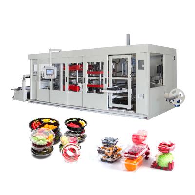 China Plastic Products Small Plastic Cup / Plate PET Pressure Glass Thermoforming Machine With Low Price for sale