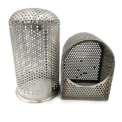 China Plain / Twill / Dutch Weave Customization Stainless Steel Ultra Fine Perforated Round Hole Metal Tube Filter for sale