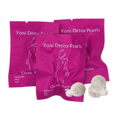 China Feminine Hygiene Products Yoni Detox Pearls Chinese Herbal Tampon Yoni Pearls Vaginal Clean Point for sale