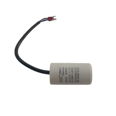 China Self-Healing Capacitor 10uf Motor Property CBB60 Starting Capacitor for sale