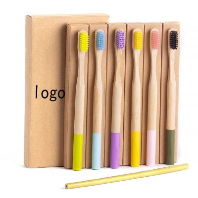 China Wholesale Eco Friendly Bamboo Charcoal Wave Stiffens Wooden Bamboo Toothbrush for sale