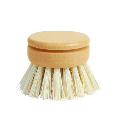 China Natural Eco-friendly Wooden Pot Pan Cup Dish Bottle Kitchen Bamboo Cleaning Brush No Waste 100% Biodegradable Viable for sale