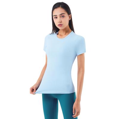 China Fashion Soft Fabric Women Sports T Shirt Training Sports T Shirts For Women for sale