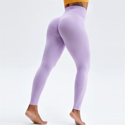 China Autumn And Winter Tight Seamless Skin-friendly/Slim Fit/Breathable Hip Lifting High Waisted Seamless Yoga Pants Gaiters Women for sale