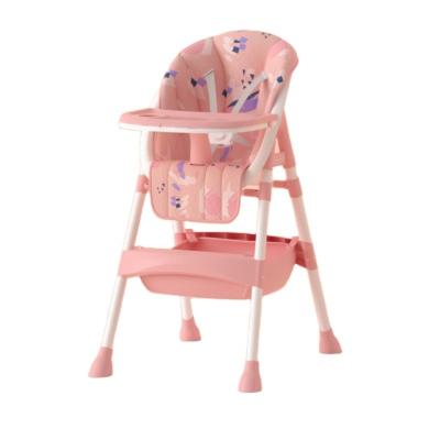 China Safety Confortable Baby Dining Baby High Feeding Chair Portable Kids Table Foldable Dining Chair Adjustable Height baby high chair 3 in 1 for sale