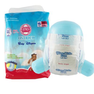 China Printed Top quality  low price super thin disposable baby diapers nappies for sale