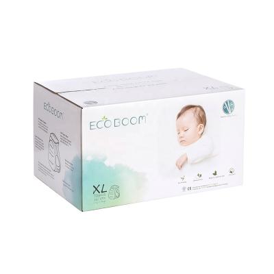 China Printed Bamboo Nappies Organic Biodegradable Breathable Baby Diaper Pants Of China Manufacturers a grade for sale