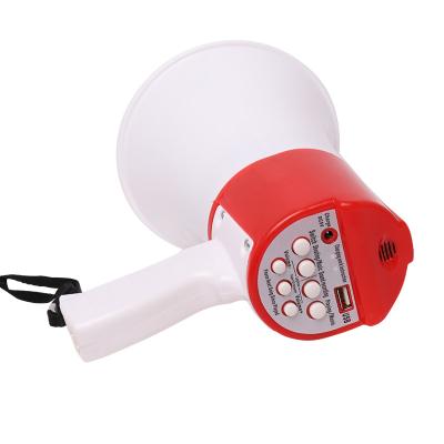 China Gongxiang brand 519U megaphone lithium battery recording portable alarm USB rechargeable propaganda speaker horn for sale