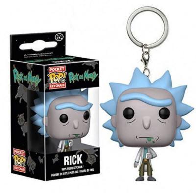 China TOY Funko Pop Rick and Morty Action Figure Mr MODELS. Meeseeks main chain plays 4cm for sale