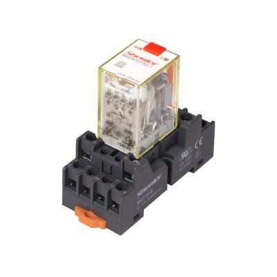 China Shenler RKE4CO524LT+SKF14-E multifunctional sealed small electromagnetic relay relay socket jqx 115f general purpose slim repeater for sale