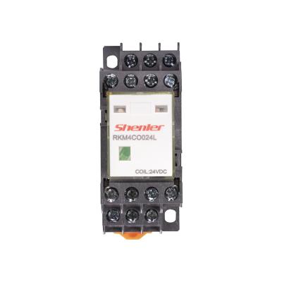 China Shenler RKM4CO024L+SYF14A-E miniature power relay 24v general purpose transparent lora power module sealed universal box for sale