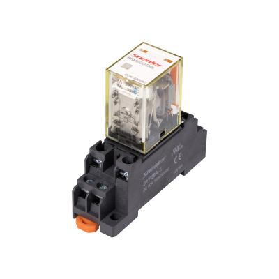 China It is widely used in industry. Shenler RKM2CO730L+SYF08A-E slim relay with base 2 5A 230VAC pole contact with LED 230v tuya 24v manufacturer Allen bradly for sale