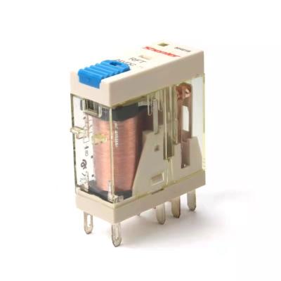 China Shenler RFT2CO024LT Relay 2 Small Mesh Post 8A 24VDC Electromagnetic Automatic Interface Transparent Repeater Sealed True Intermediate for sale