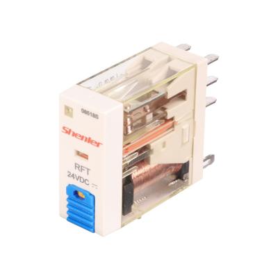 China Shenler 5-24 Relay RFT2CO110LT 2 Pole 8pin 110VDC Relay mk2p 24vdc 11 Pin Sealed Slim Electromagnetic Power Module for sale