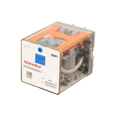 China Shenler REH2CO012LT 2 Pole 3 Pole Contact Load 16A Power Sealed Electromagnetic Relay Solid State In Relay Power With Low Dpdt for sale