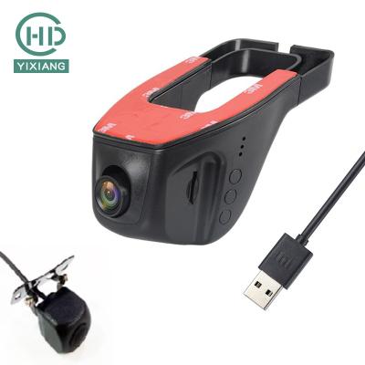 China NIGHT VISION ADAS Full HD 1080P Front and Rear USB Two Way Camera Dash Cam for Android Player for sale