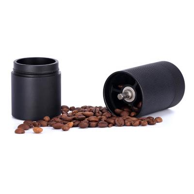 China High Quality Viable Aluminum Manual Steel Grinder 25g Mini Coffee Bean Burrs Stainless Coffee Grinder for sale