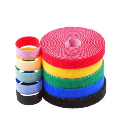 China Wholesale Viable Injection Hook Match Fabric Loop Cable Organizer Nylon Strap Back To Back Cable Ties for sale