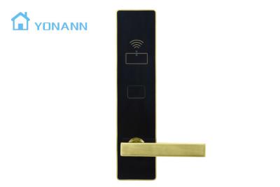 China M1 1 Card 	Hotel Digital Door Lock , Electronic Entry Door Lock 125Khz 13.56Mhz   With Acrylic In Face Panel for sale