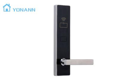 China Silver Color Keyless  Rfid Hotel Door Locks 286*76*20 Mm Custom  304 Stainless Steel for sale