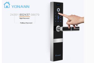 China Outdoor  Electronic Fingerprint Door Lock  System  WIFI   Password   M1 1 Card for sale