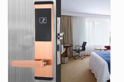 China Card Key Hotel  Digital Door Lock ,  Rfid  Keypad Hotel Room Door Lock System for sale