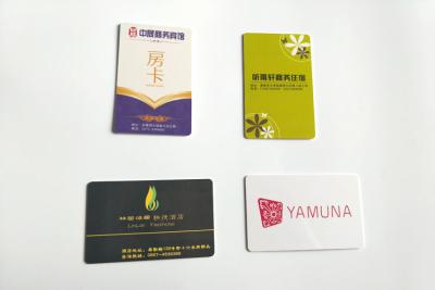 China Print  Rfid Business Card PVC Plastic Use Open Door  More Than 100000 Cycles Write Endurance for sale