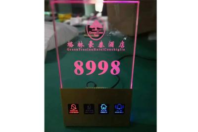 China Luxury     LED Indication Hotel Doorbell System DND System DC220V  110V  12V Acrylic for sale