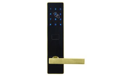 China 304 Stainless steel WIFI Security Door Lock With Bluetooth  Wechat Mini Program Code Card inclued for sale