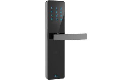 China Wireless  Electronic Front Door Lock Wifi  Single Password Long Time Password Bluetooth Adopt TCP/IP LORA for sale