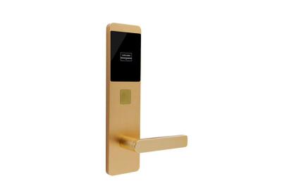 China Super Thin Keyless Electronic Hotel Digital Door Lock Aluminium Material With 14mm Thickness for sale