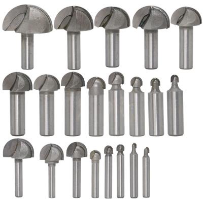 China Wood Cutting 180003 1/2 Profile PCD Round Cutter Woodworking Round Cutters Router Bits for sale