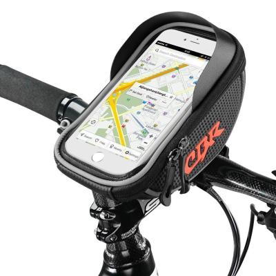 China 2021 Waterproof New Listing Portable Waterproof Travel Cycling Front Frame Bike Bag Bike Phone Mount Bags for sale